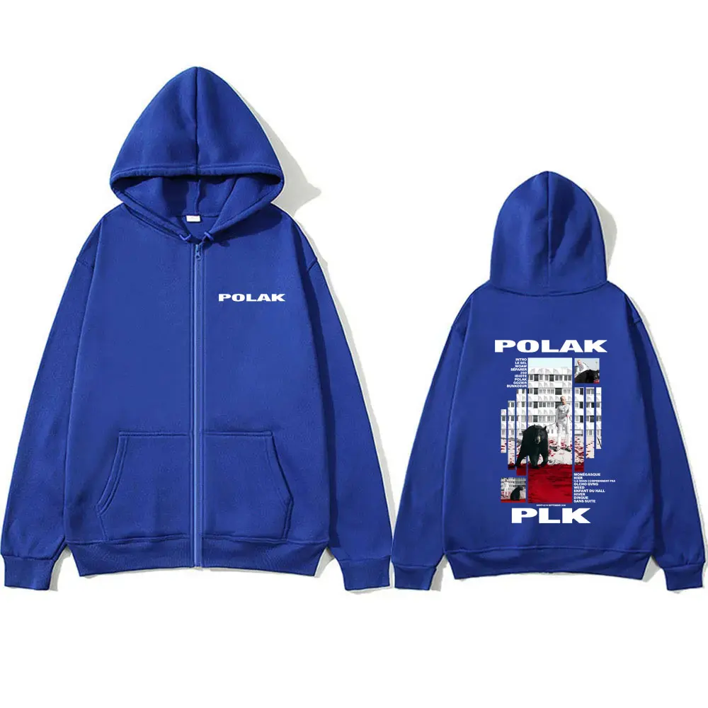 Rapper Plk Polak Print Zipper  - Mens Fashion Zip Up Hoodies recension och pris