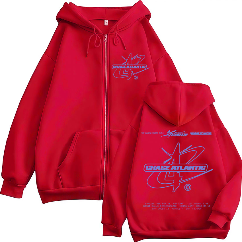 Rock Band Chase Atlantic Lost  - Mens Fashion Zip Up Hoodies recension och pris