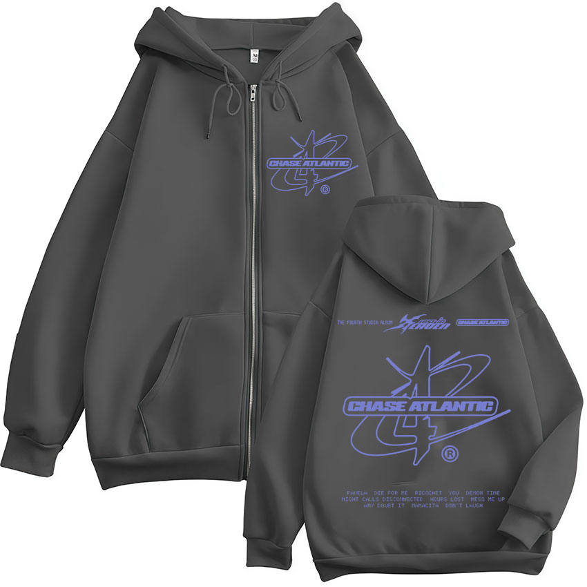 Rock Band Chase Atlantic Lost  - Mens Fashion Zip Up Hoodies recension och pris