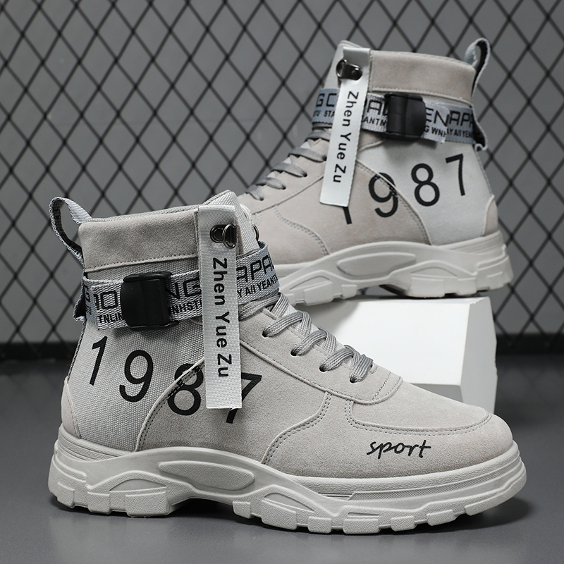 Men's Solid Color High-Top Fas - Men'S Fashion News recension och pris