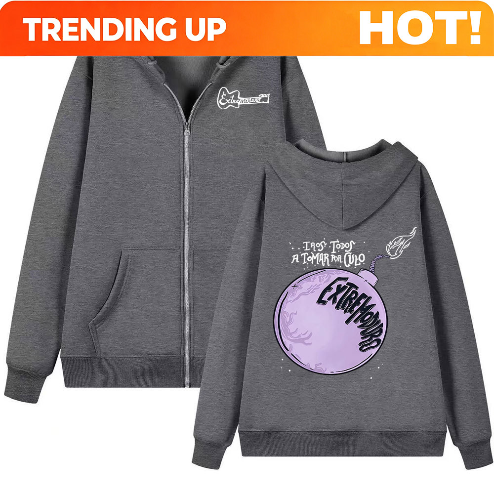 Band Extremoduro Album 2026 To - Mens Fashion Zip Up Hoodies recension och pris