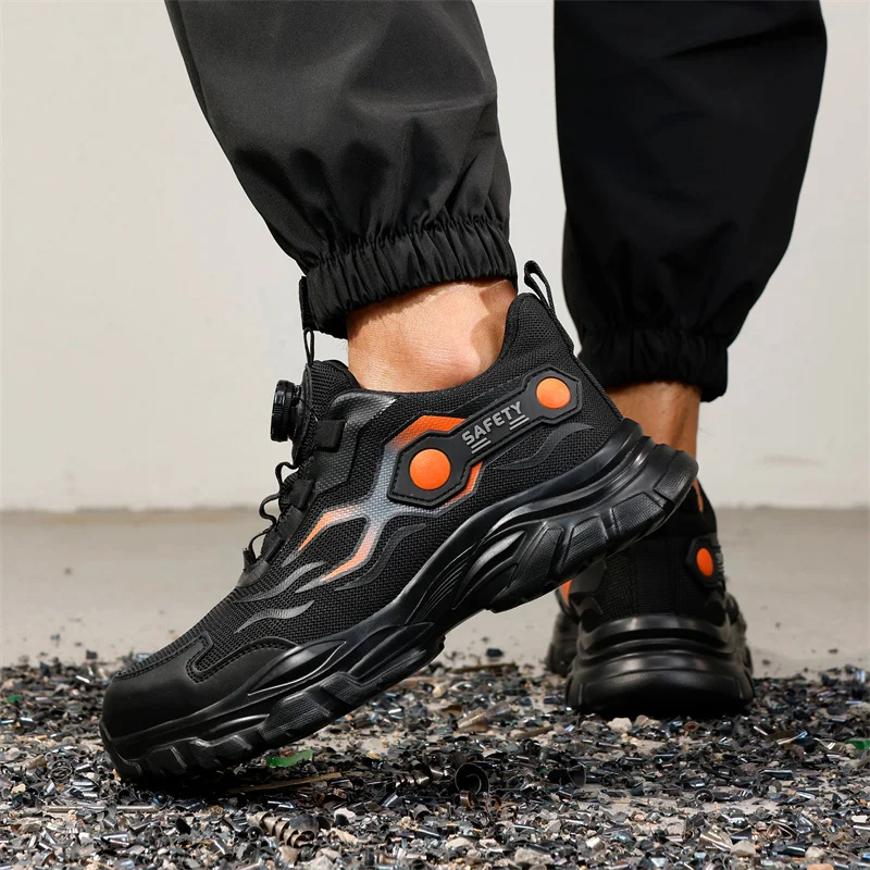 Men  Steel Toe Work Shoes Fash - Mens Fashion Trainers recension och pris