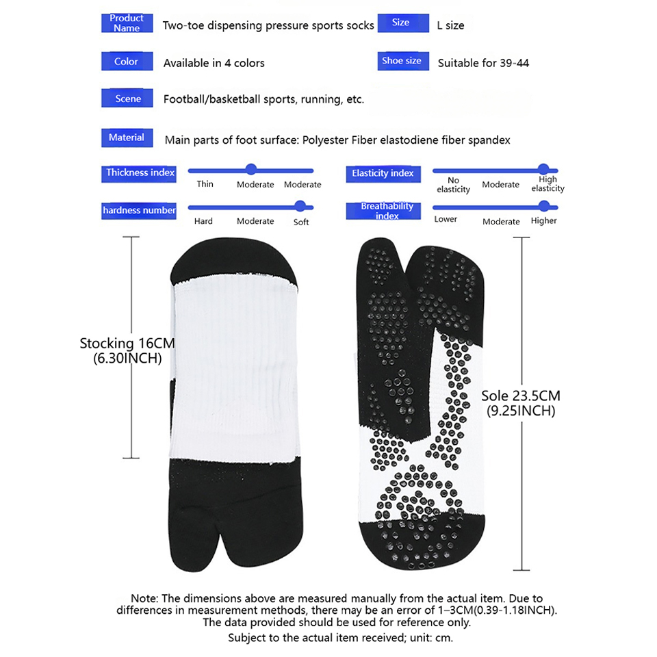 LOOGDEEL Two-toe Non-slip Sili - Socks Ankle Men recension och pris