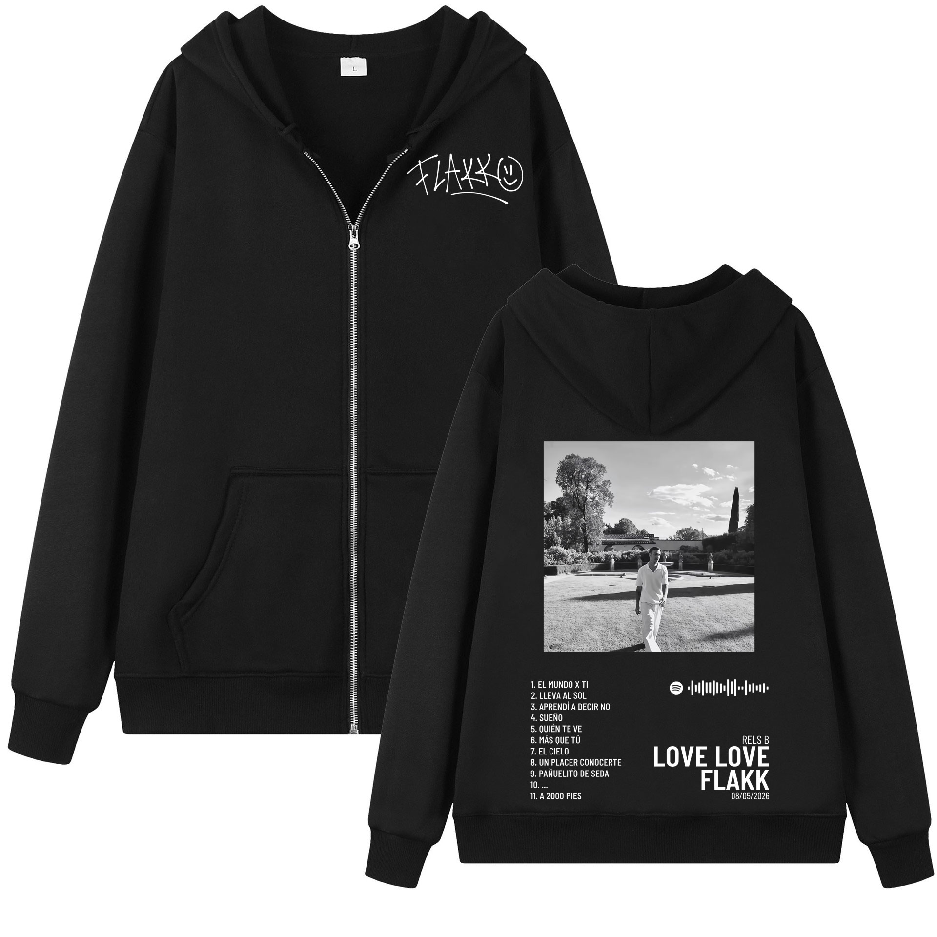 Rapper Rels B Love Love Flakk  - Mens Fashion Zip Up Hoodies recension och pris