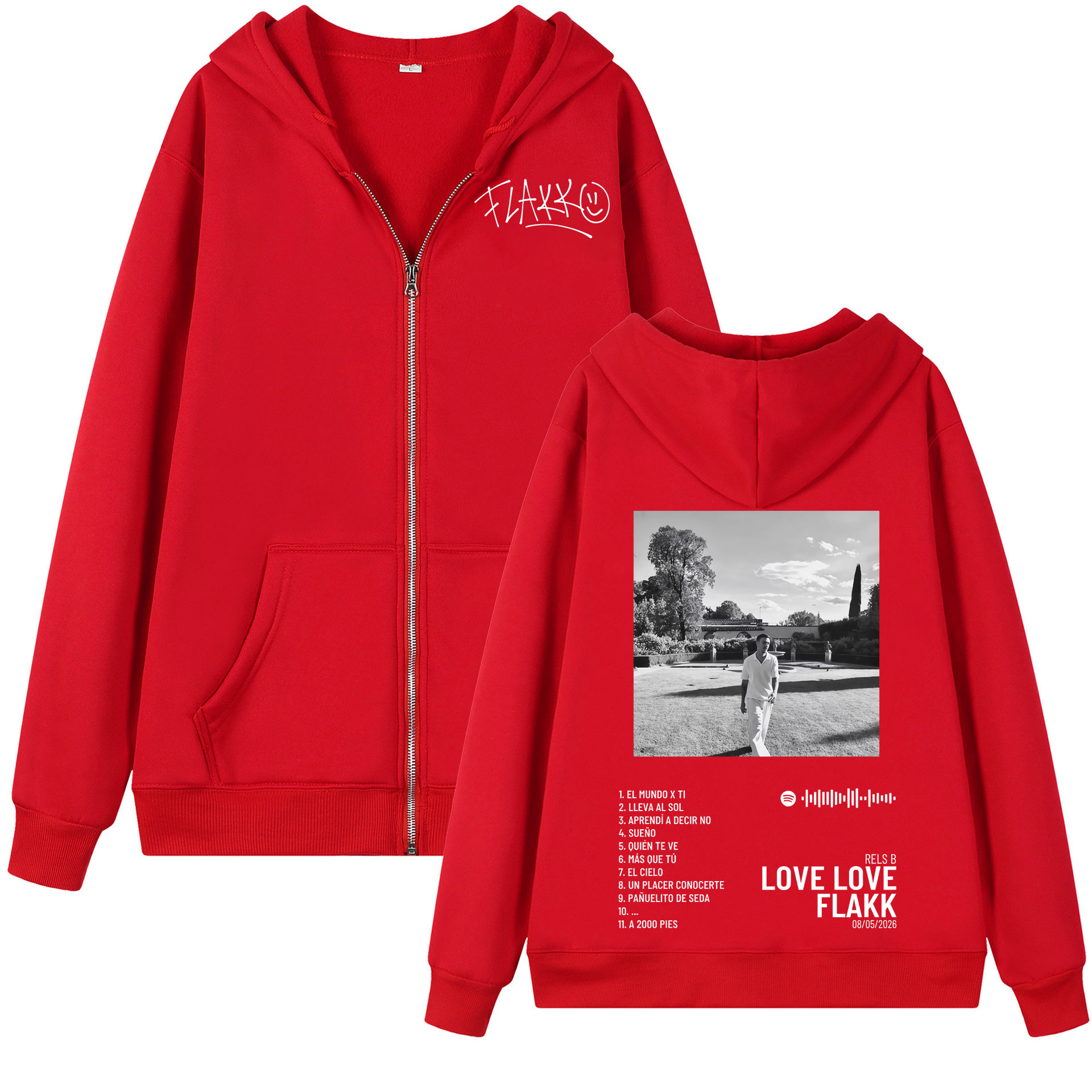 Rapper Rels B Love Love Flakk  - Mens Fashion Zip Up Hoodies recension och pris