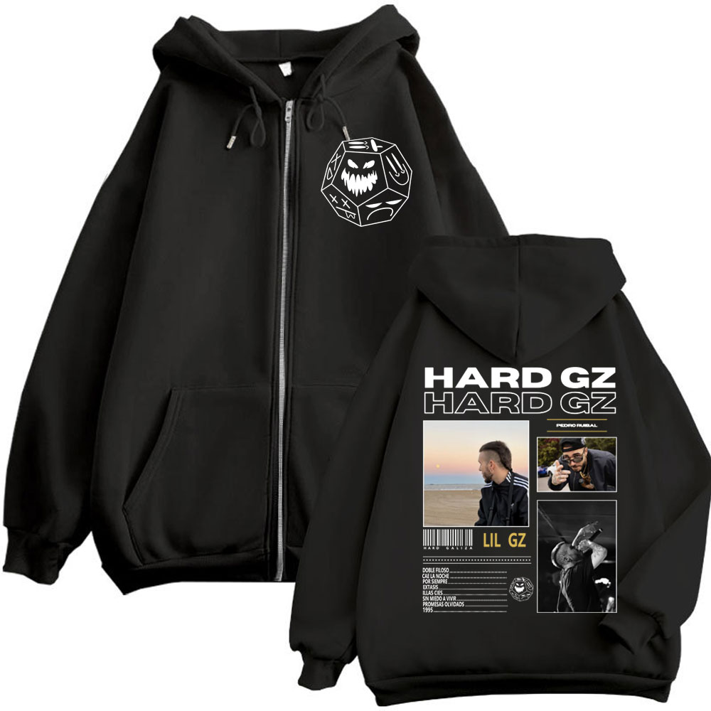 Rapper HARD GZ Tour 2025 Zippe - Mens Fashion Zip Up Hoodies recension och pris