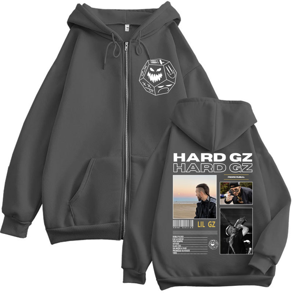 Rapper HARD GZ Tour 2025 Zippe - Mens Fashion Zip Up Hoodies recension och pris