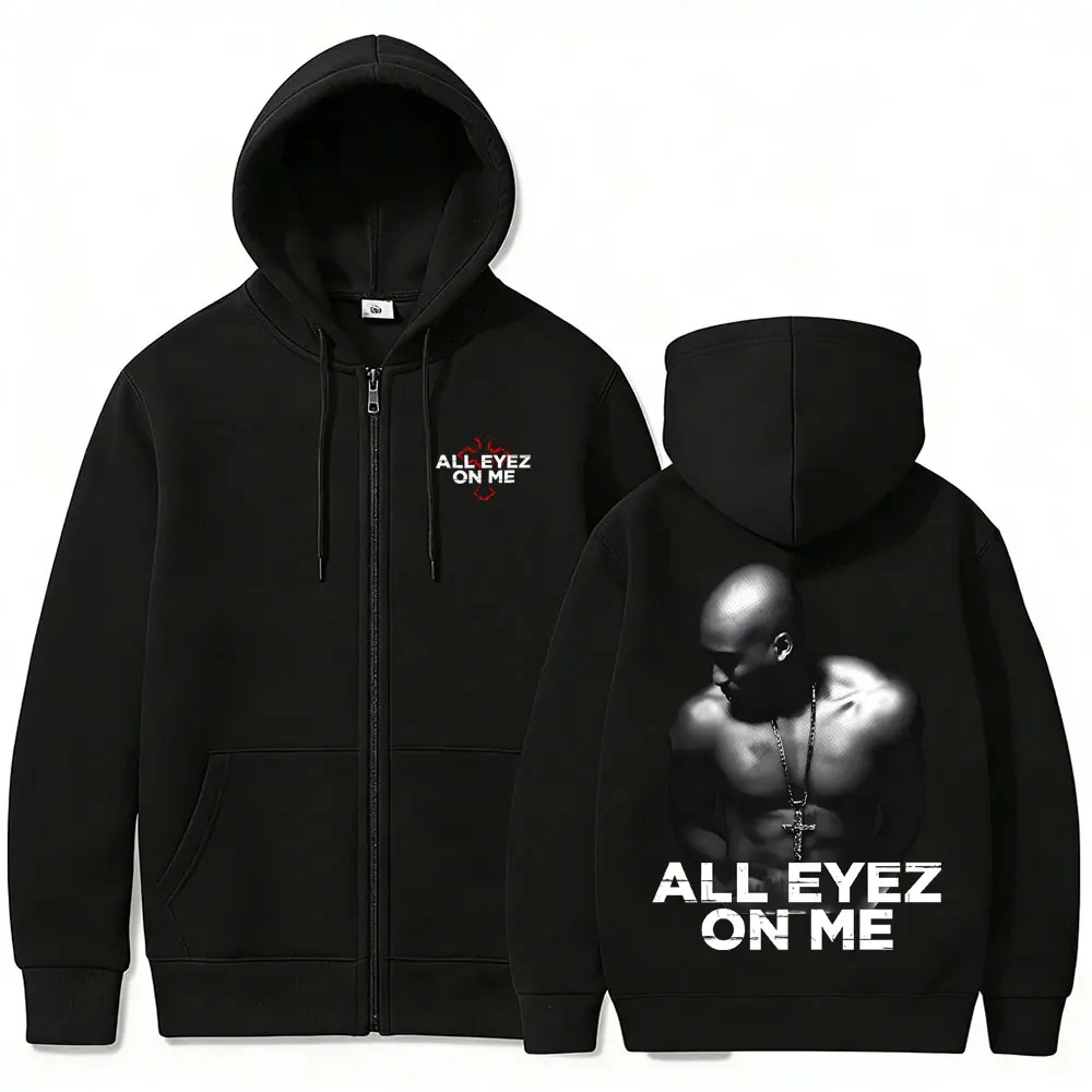 Rapper Tupac 2pac All Eyez on  - Mens Fashion Zip Up Hoodies recension och pris