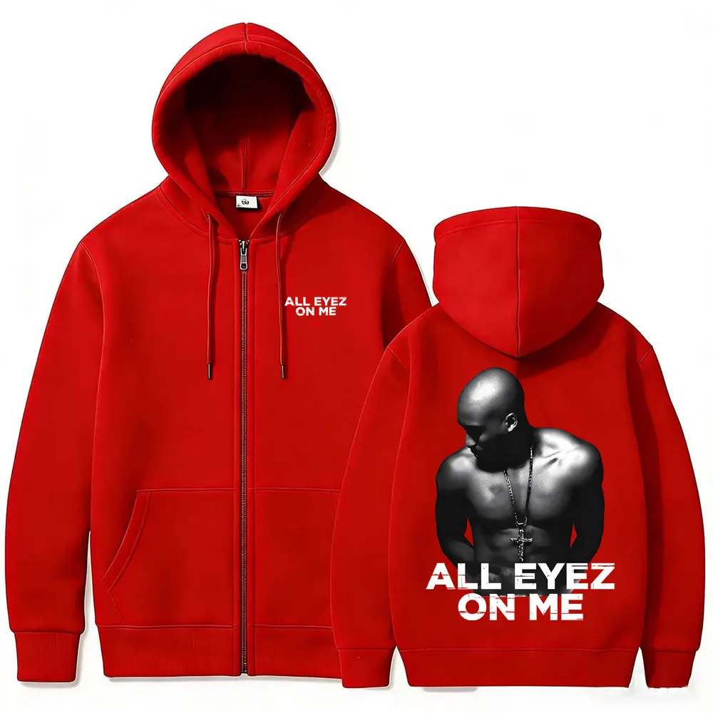 Rapper Tupac 2pac All Eyez on  - Mens Fashion Zip Up Hoodies recension och pris