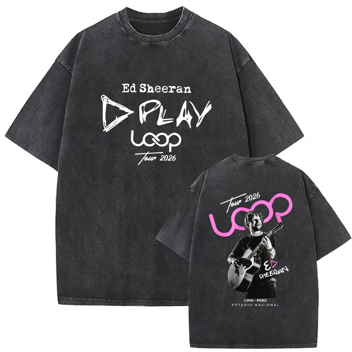 Rapper Ed Sheeran Loop Tour 20 - Poster Men Fashion recension och pris
