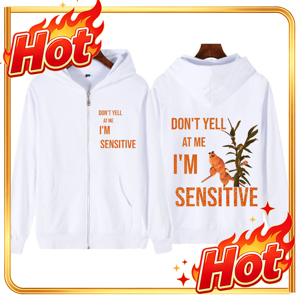 Marcus The Worm Don’t Yell At  - Mens Fashion Zip Up Hoodies recension och pris