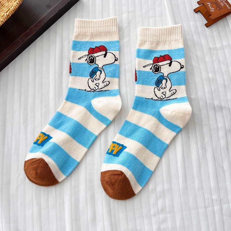 5 Pairs Cute Cartoon Snoopy An - Socks Ankle Men recension och pris
