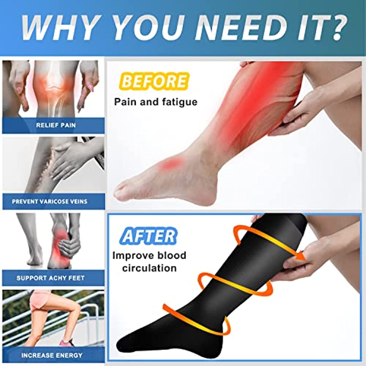 7 Pair Compression Socks Women - Socks Ankle Men recension och pris