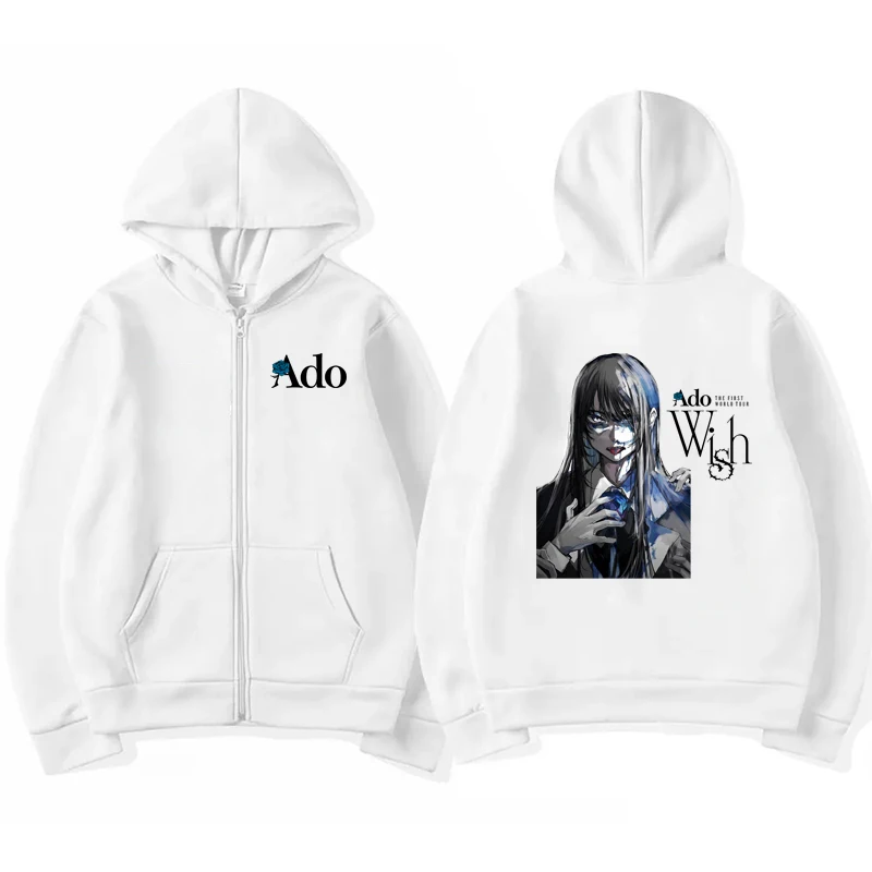 2026 Ado Graphic Printed Zippe - Mens Fashion Zip Up Hoodies recension och pris