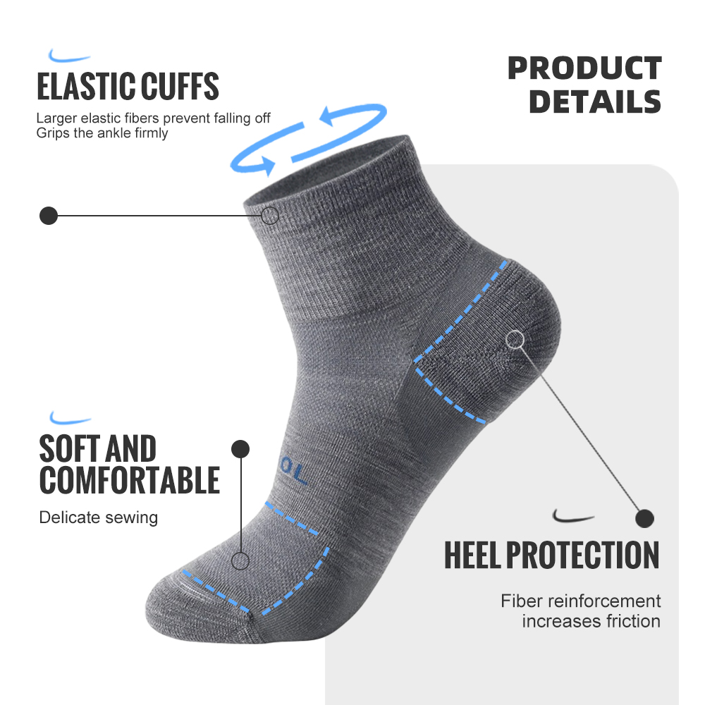 WRELS Merino Wool Socks Compre - Socks Ankle Men recension och pris
