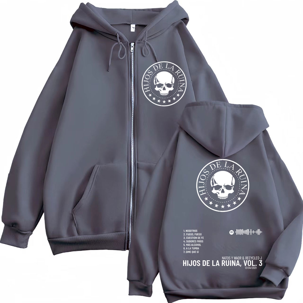Rap Duo Natos Y Waor Hijos De  - Mens Fashion Zip Up Hoodies recension och pris