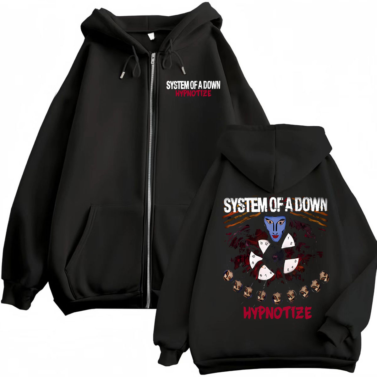 Rock Band System of A Down Hyp - Mens Fashion Zip Up Hoodies recension och pris
