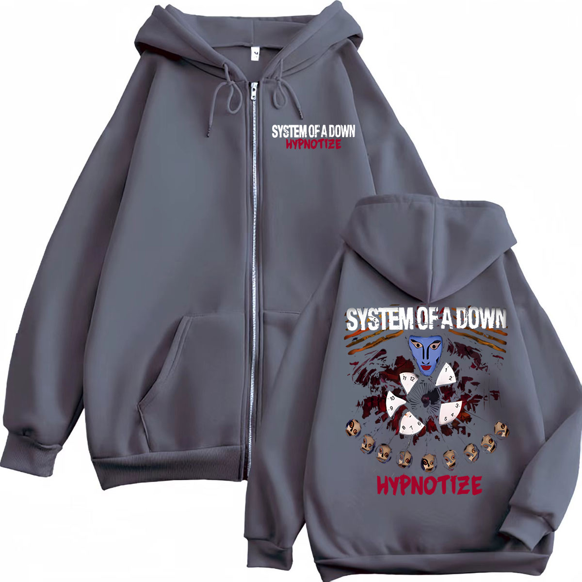 Rock Band System of A Down Hyp - Mens Fashion Zip Up Hoodies recension och pris