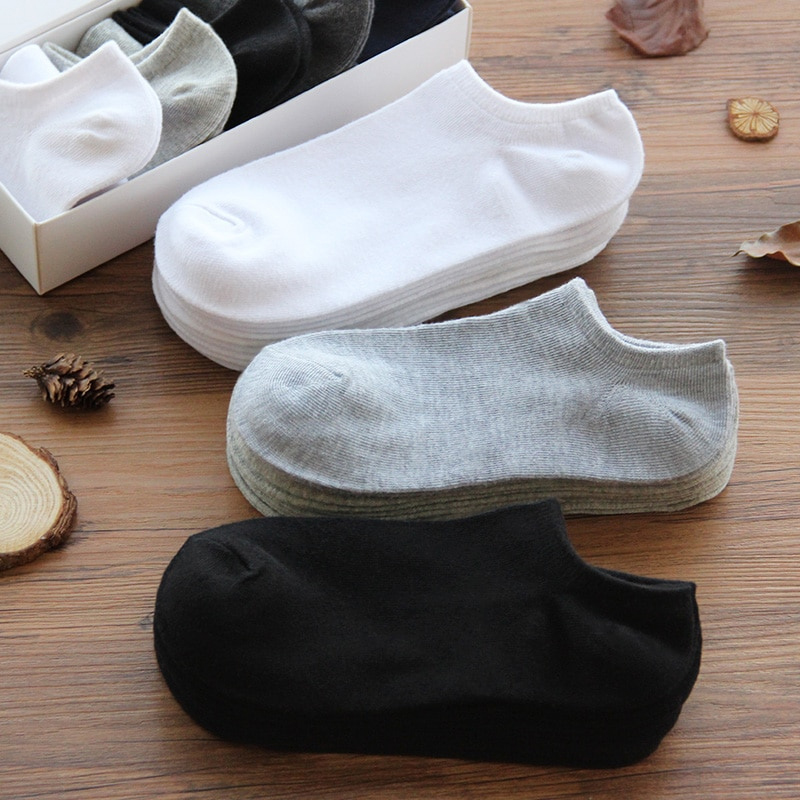 5 Pairs Women/Men Boat Socks I - Socks Ankle Men recension och pris