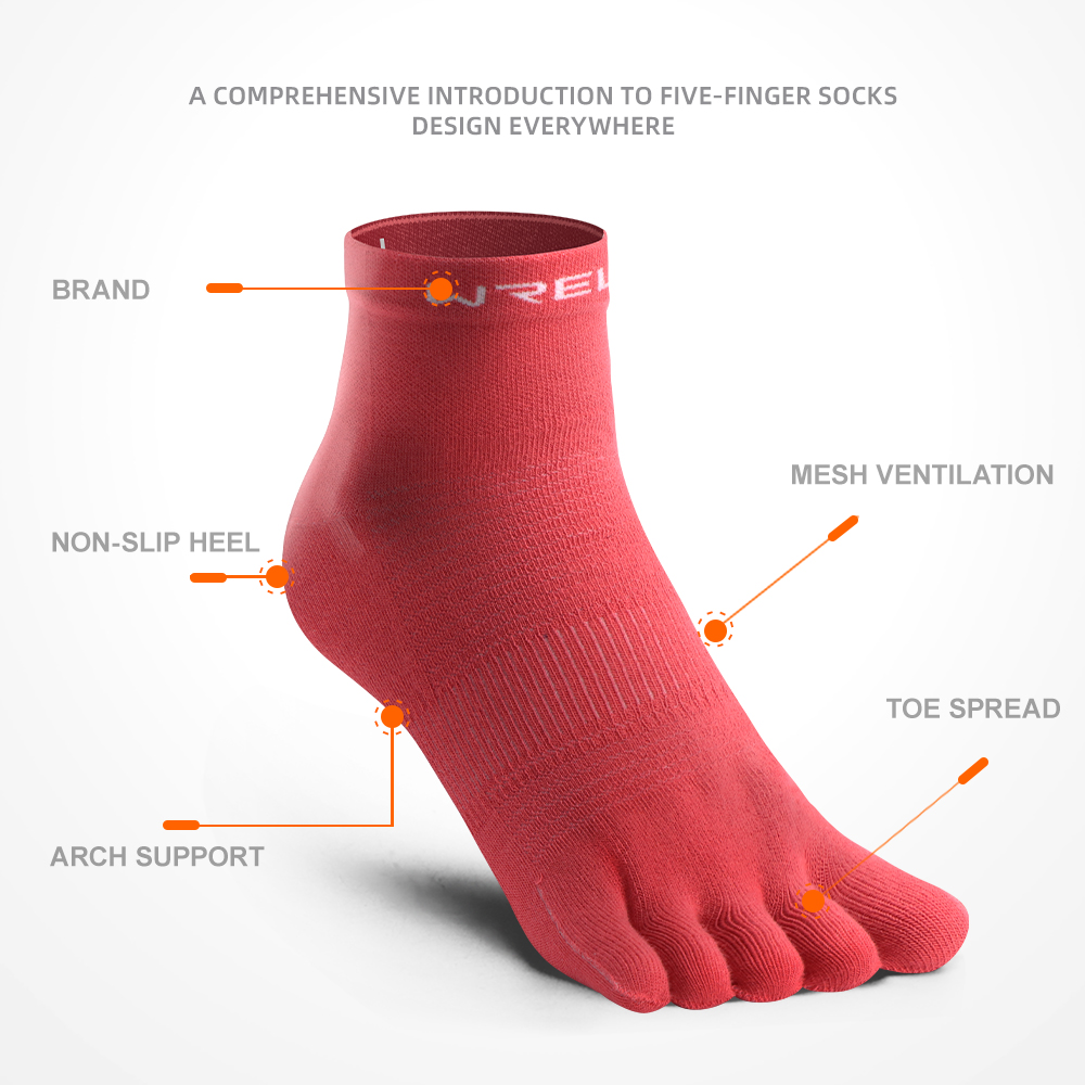 WRELS COOLMAX Five-finger Outd - Socks Ankle Men recension och pris