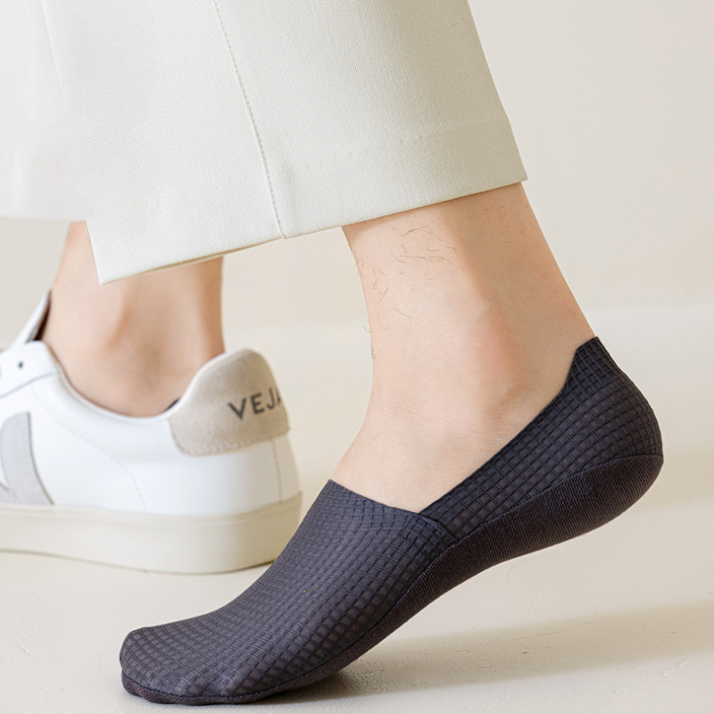 Solid Color Sock Slippers Holl - Socks Ankle Men recension och pris