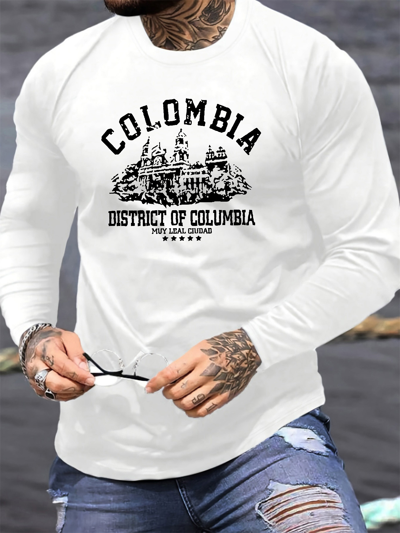 100% Cotton Men's Long Sleeved - Men'S Fashion T Shirts recension och pris